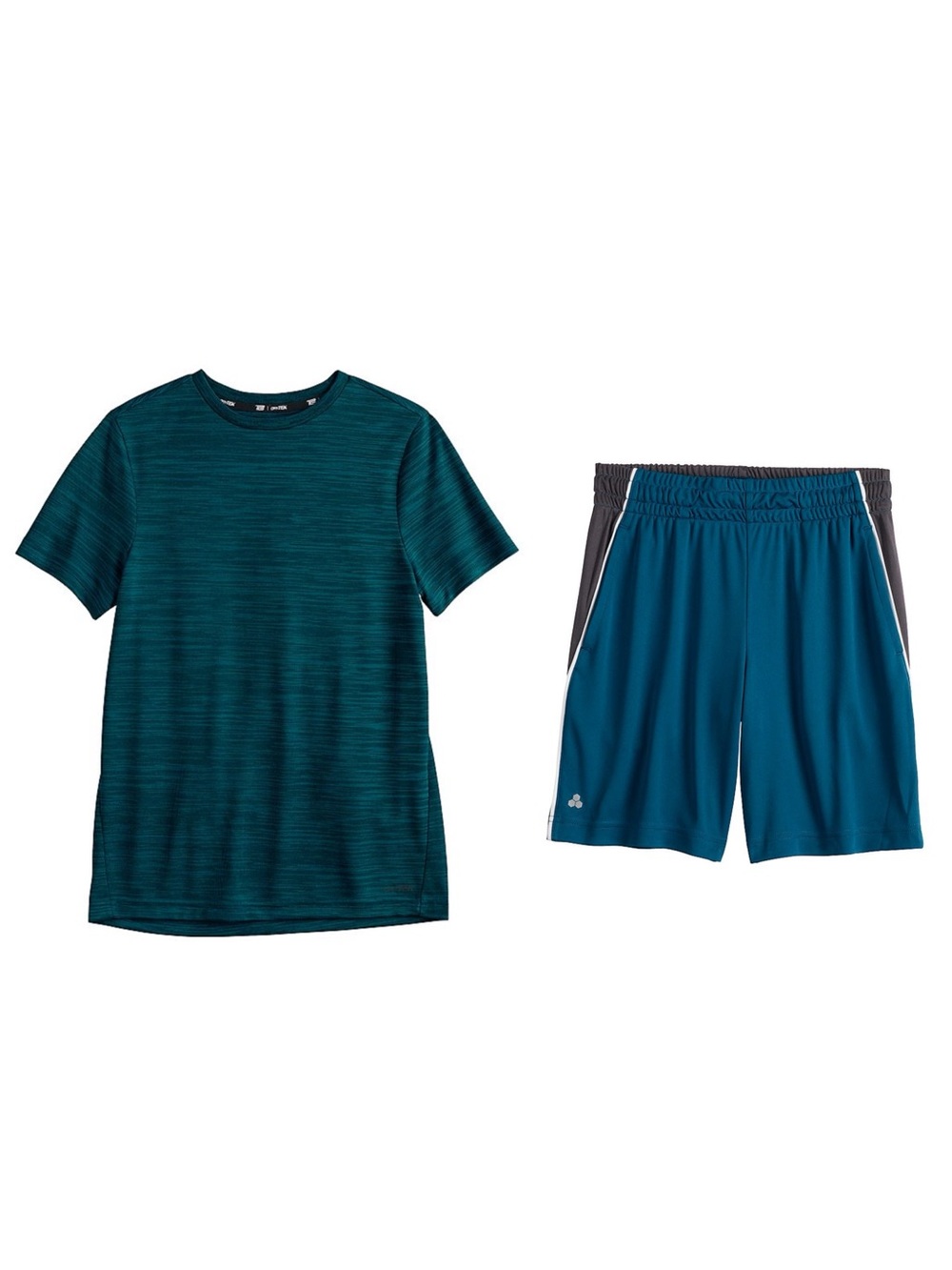 Tek Gear Boys Dry Tek Athletic Active Performance Tee Shirt and Shorts